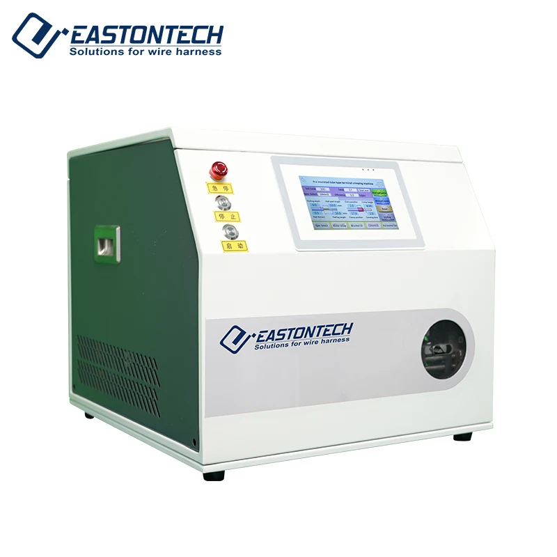 Pre-Insulated Strip-Crimp Terminal Machine EW-5580 For 0.5-6mm Diameter Wire Cable Manufacturing Equipment