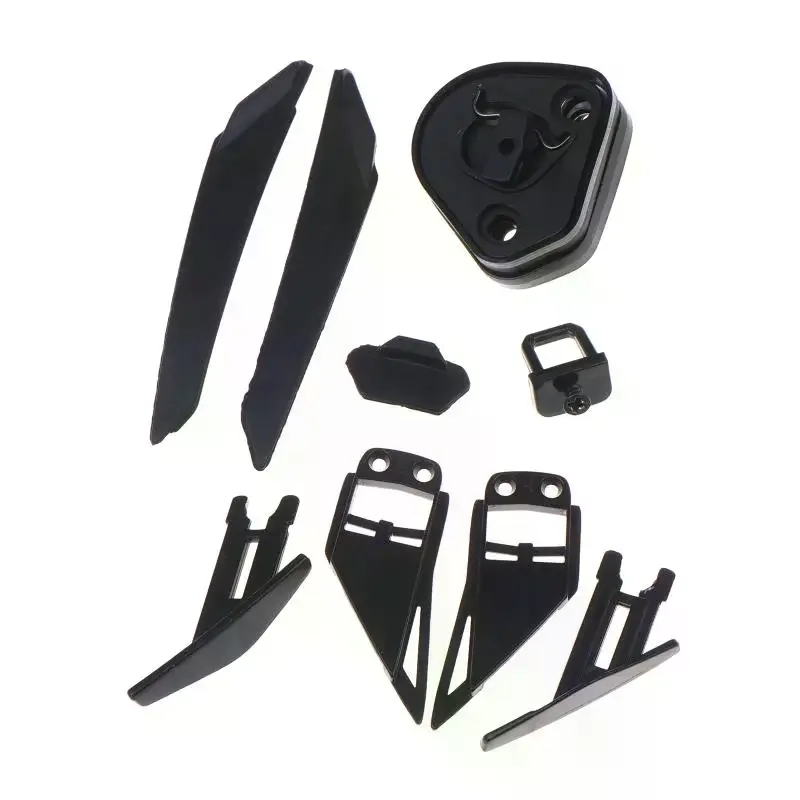 Helmet Accessories Replacement Buckle Base Clip Set with Screwdriver for Secure Roof Cover Fixing Ideal for Motorbike Helmets