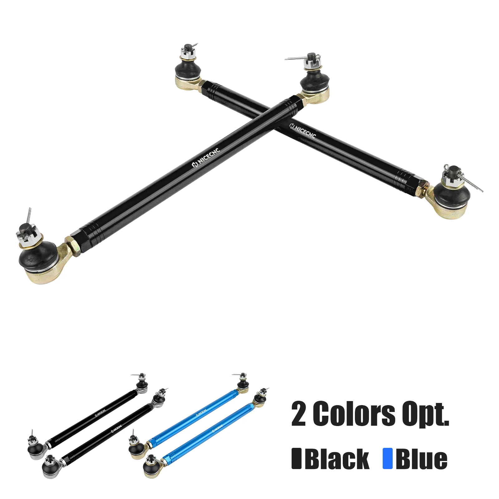 NICECNC Für Yamaha Banshee 350 1988-2006 Lenkstange Endverbindung Kit Für Yamaha Warrior YFZ350 Aluminium ATV Zubehör – Detail 7
