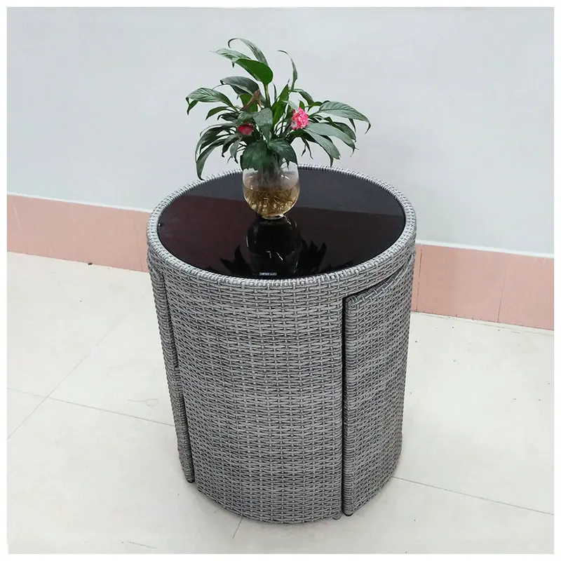 xx-Modern Eco-Friendly Waterproof Cushion Comfort Rope Furniture Handwoven Garden Sofa Chair Set for Courtyard Outdoor