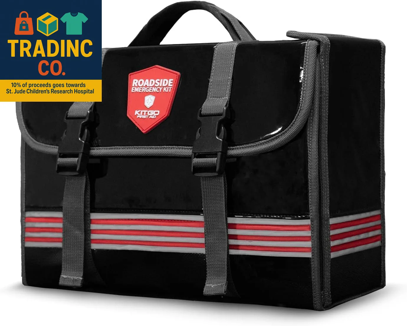 

Автомобильный аварийный набор (126 предметов), подарок для отца, женщины, друга, премиум-класса, для помощи на дороге