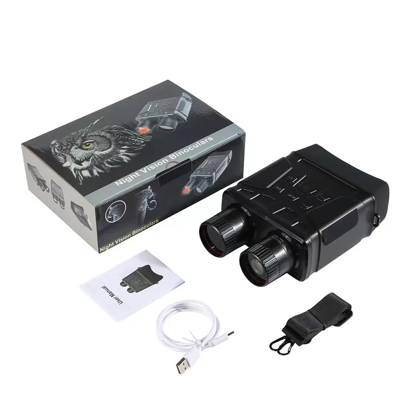 R6 1080P HD Professional Night Vision Googles Binoculars 5X Zoom Digital Telescope Camera for Hunting Camping