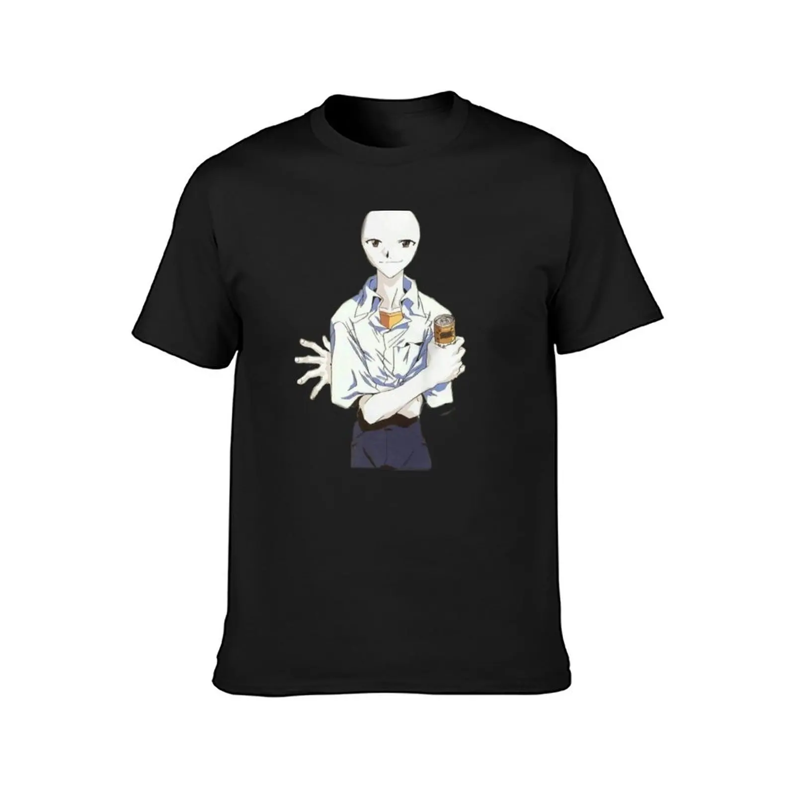 bald kaworu T-Shirt blacks plain heavyweights cute tops mens t shirts casual stylish