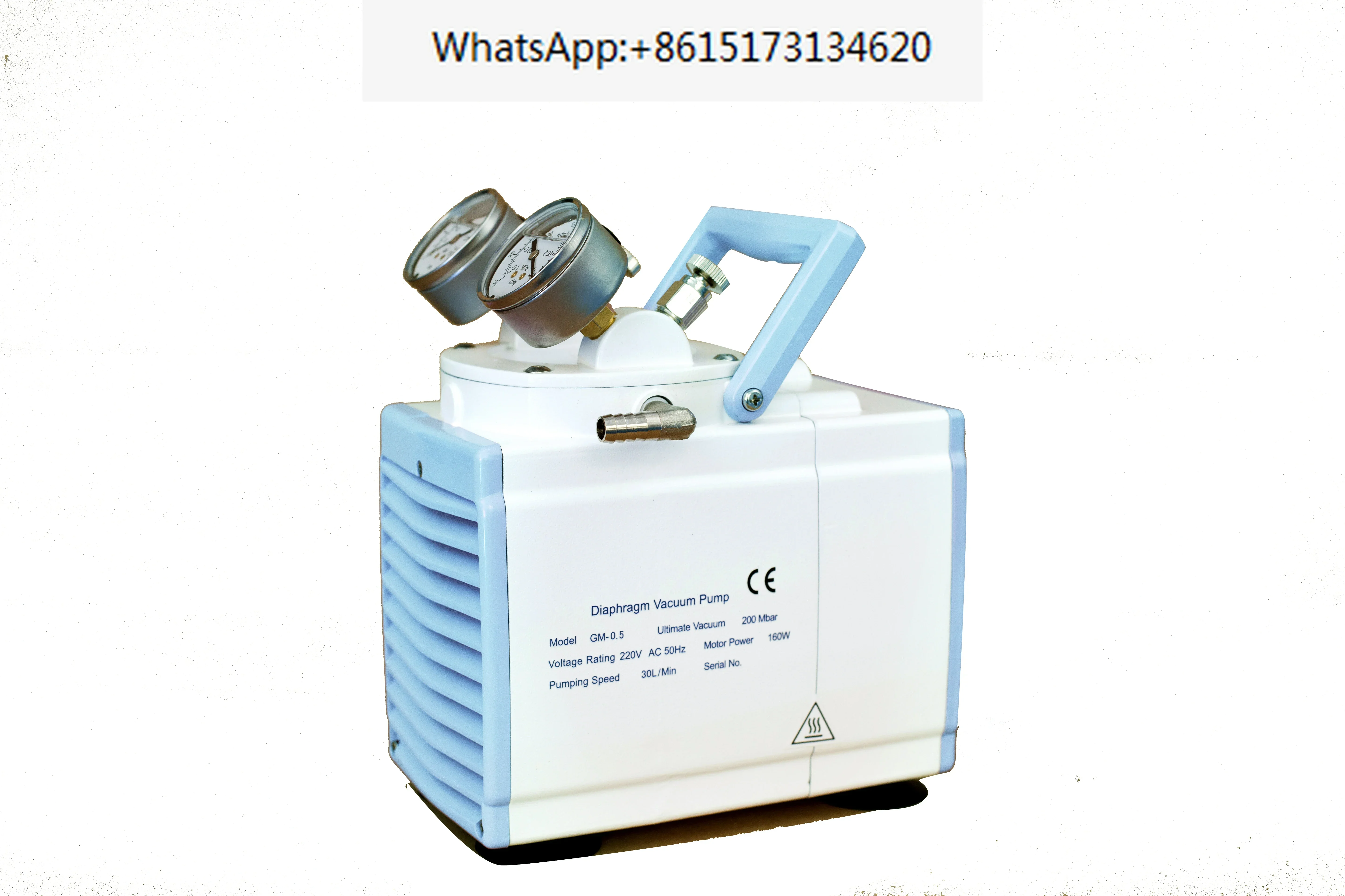 Laboratory Oil Free Diaphragm Vacuum Pump Chemical Resistant Vacuum Pump