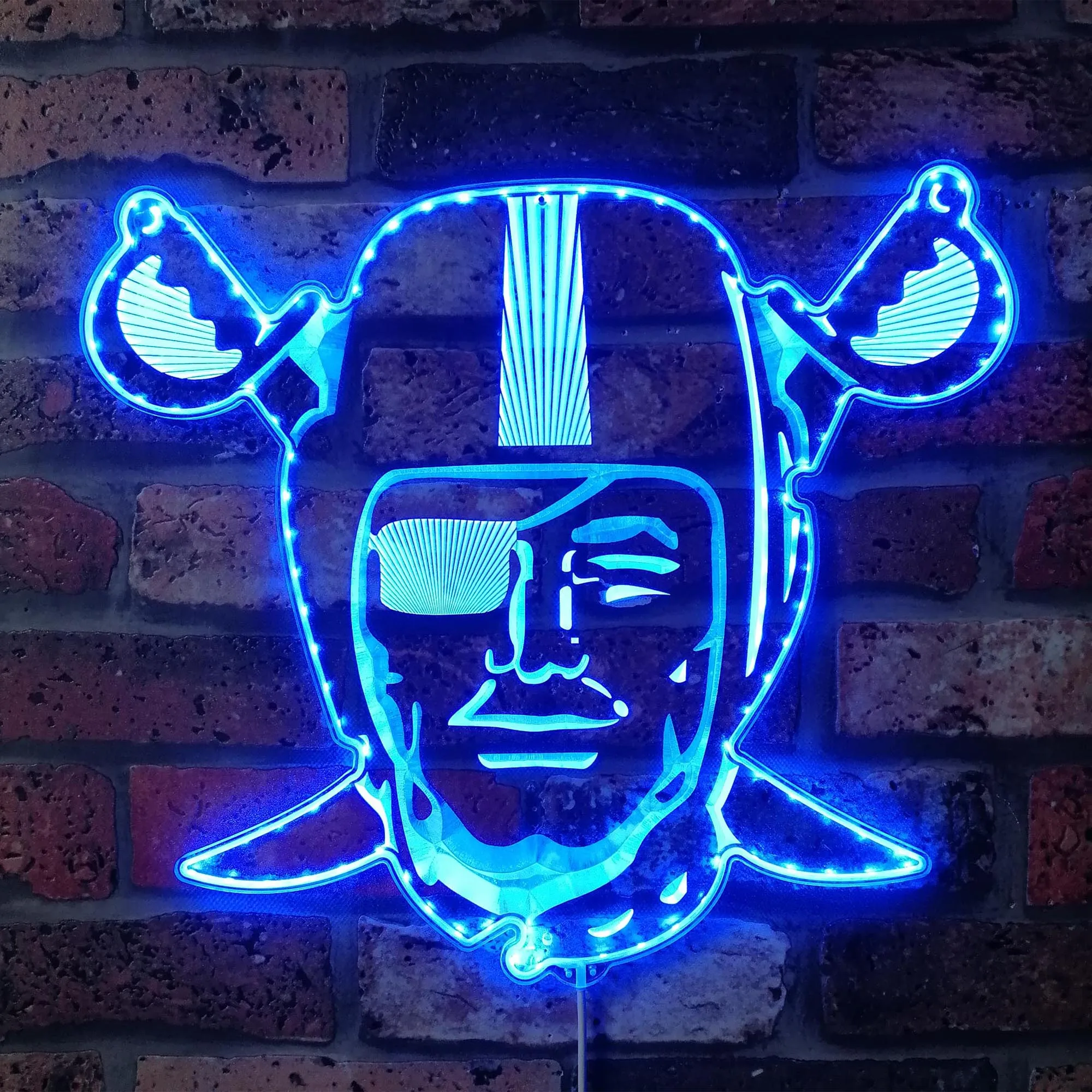 Raiders Sports Bar Dynamisch RGB Edge Lit LED-bord