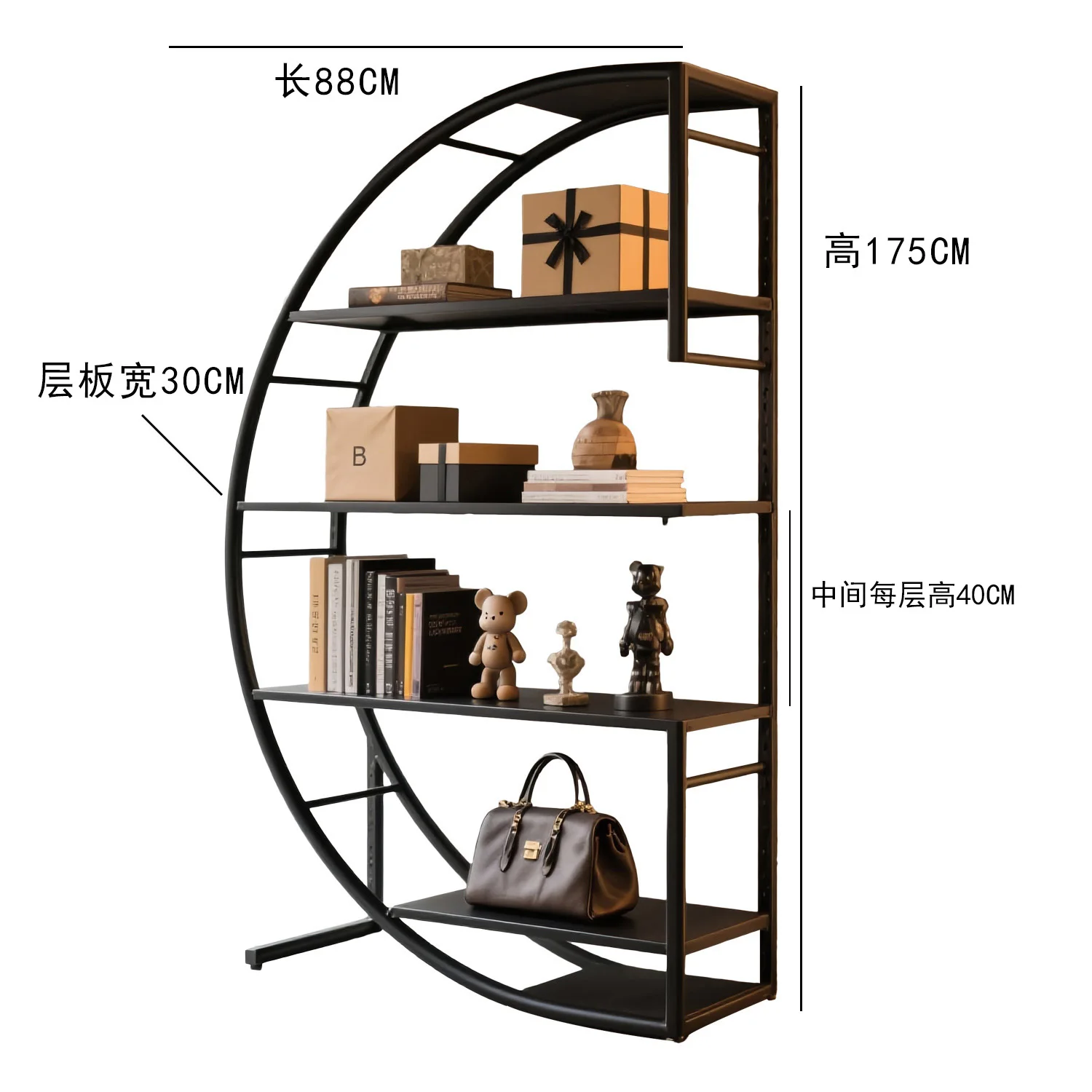 Cosmetics Display Cabinet Beauty Salon Nail Art Barber Shop Product Display Cabinet Maternal and Infant Shelf Office Sample Shel