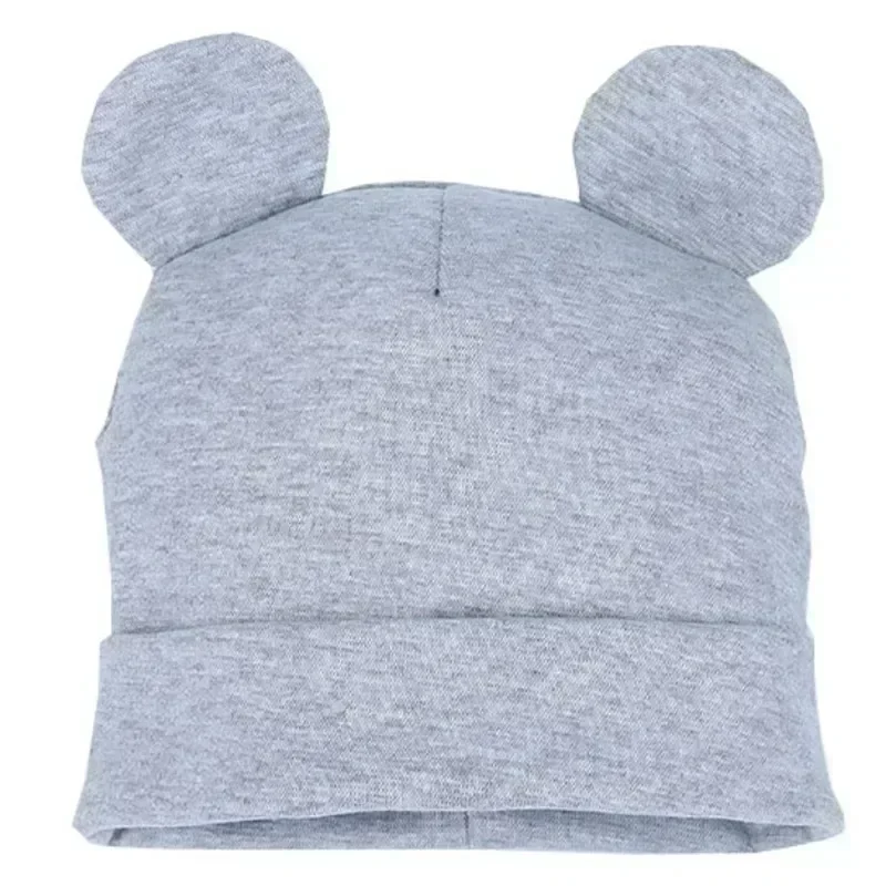 Baby Hat for Boys and Girls Spring Autumn Cute Ears Toddler Hat Infant Cap for Kids Love Papa Mama Print Baby Beanies