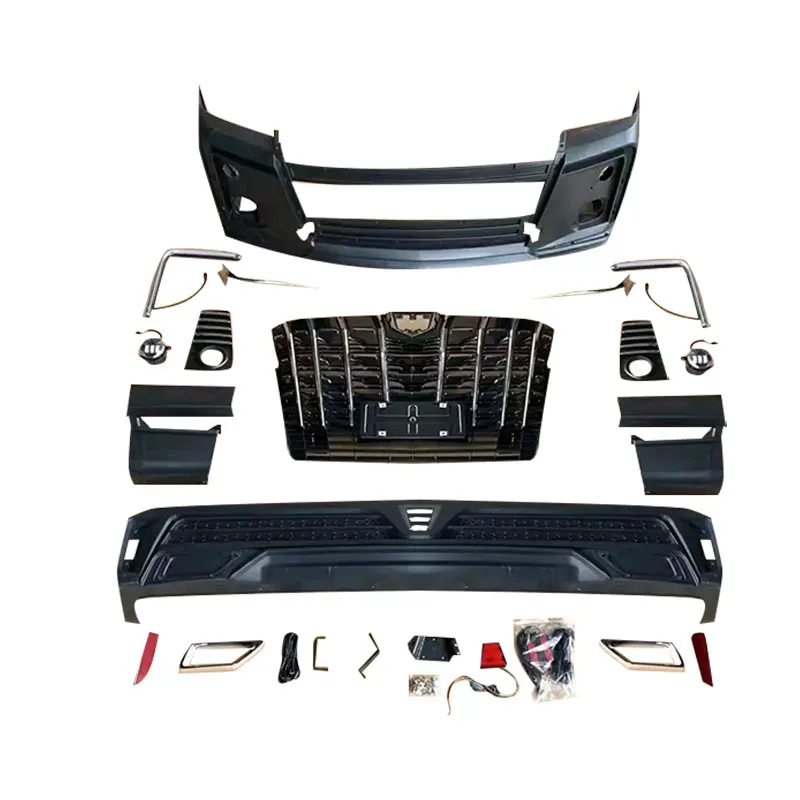 FULI AUTO CAR Body Kit Front Rear Bumper Grille for Toyota Hiace 2012-2018 car bumper