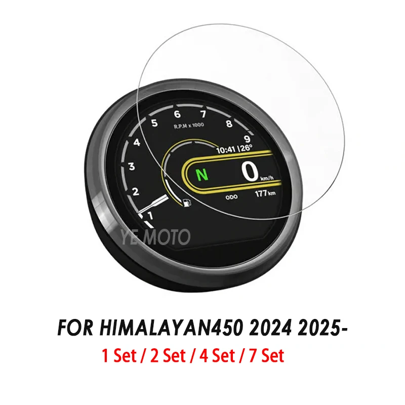 

For Himalayan 450 himalayan450 2024 2025 Motorcycle Instrument Cluster Scratch Protection Film Dashboard Protector HIMALAYAN450