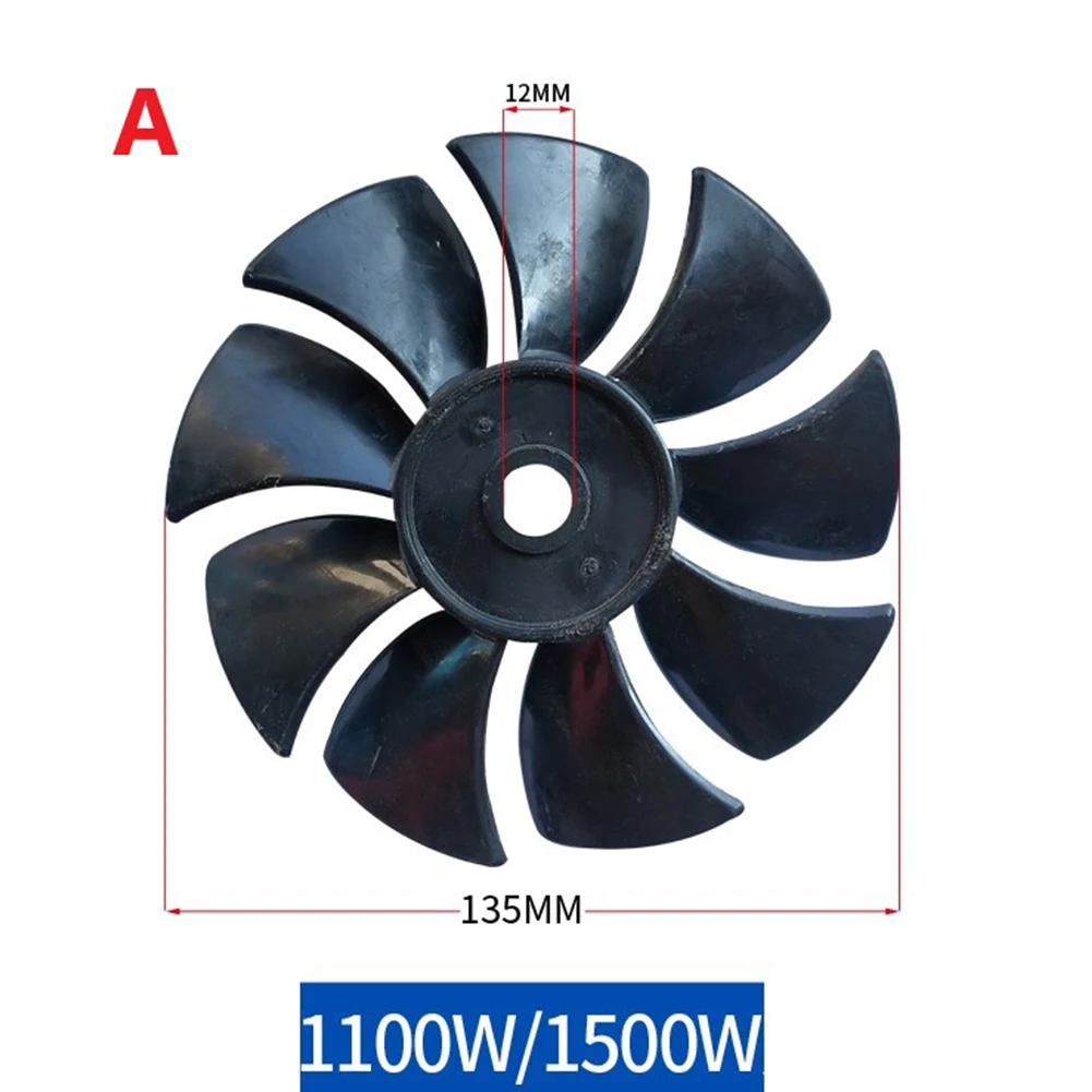 Lightweight and Waterproof Air Compressor Fan Blade for 1100W 1500W Direct Connected Air Pump Motor Cooling Fan