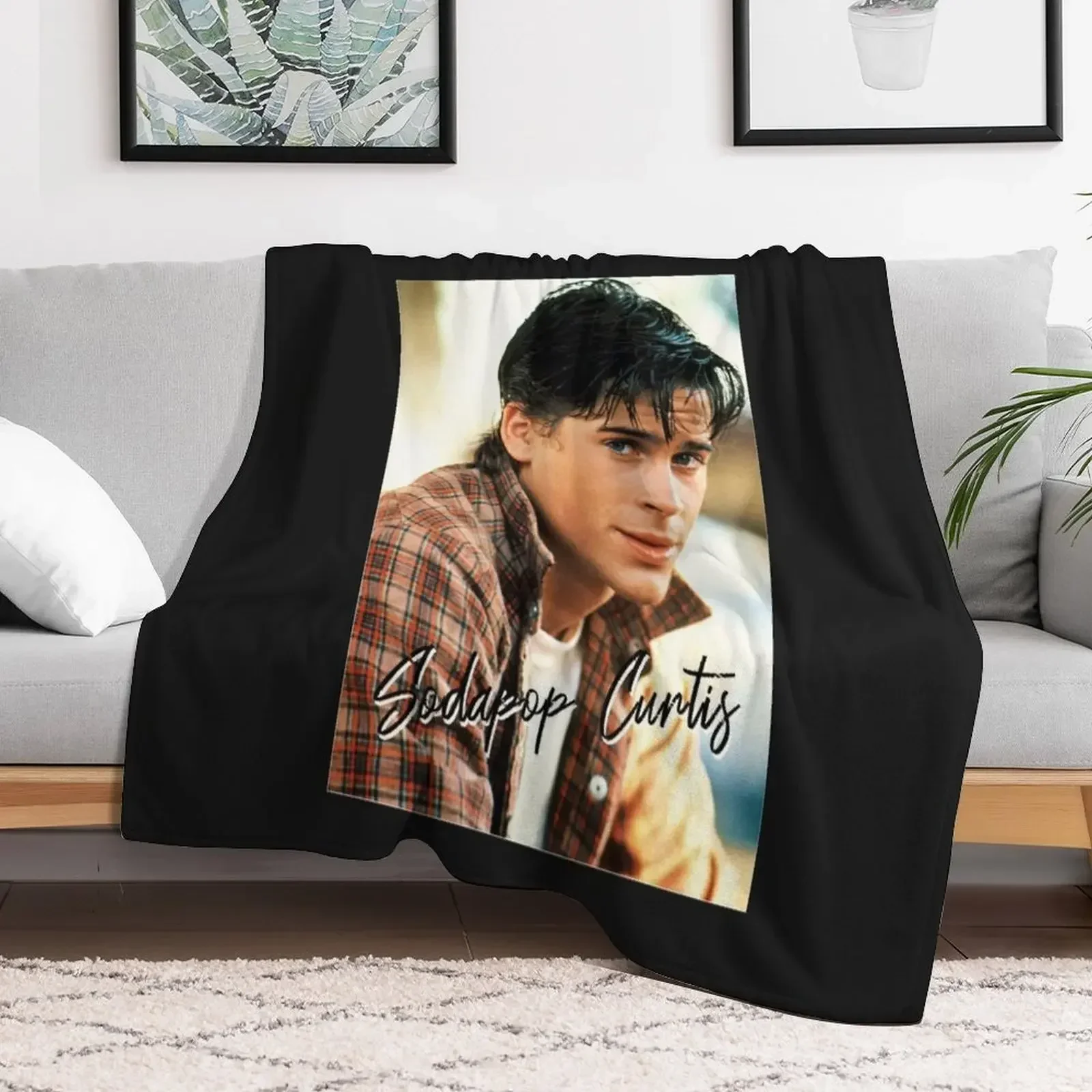 Sodapop Curtis The Outsiders 80s movie Classic T-Shirt Throw Blanket Bed linens Thermal Kid'S Heavy Blankets