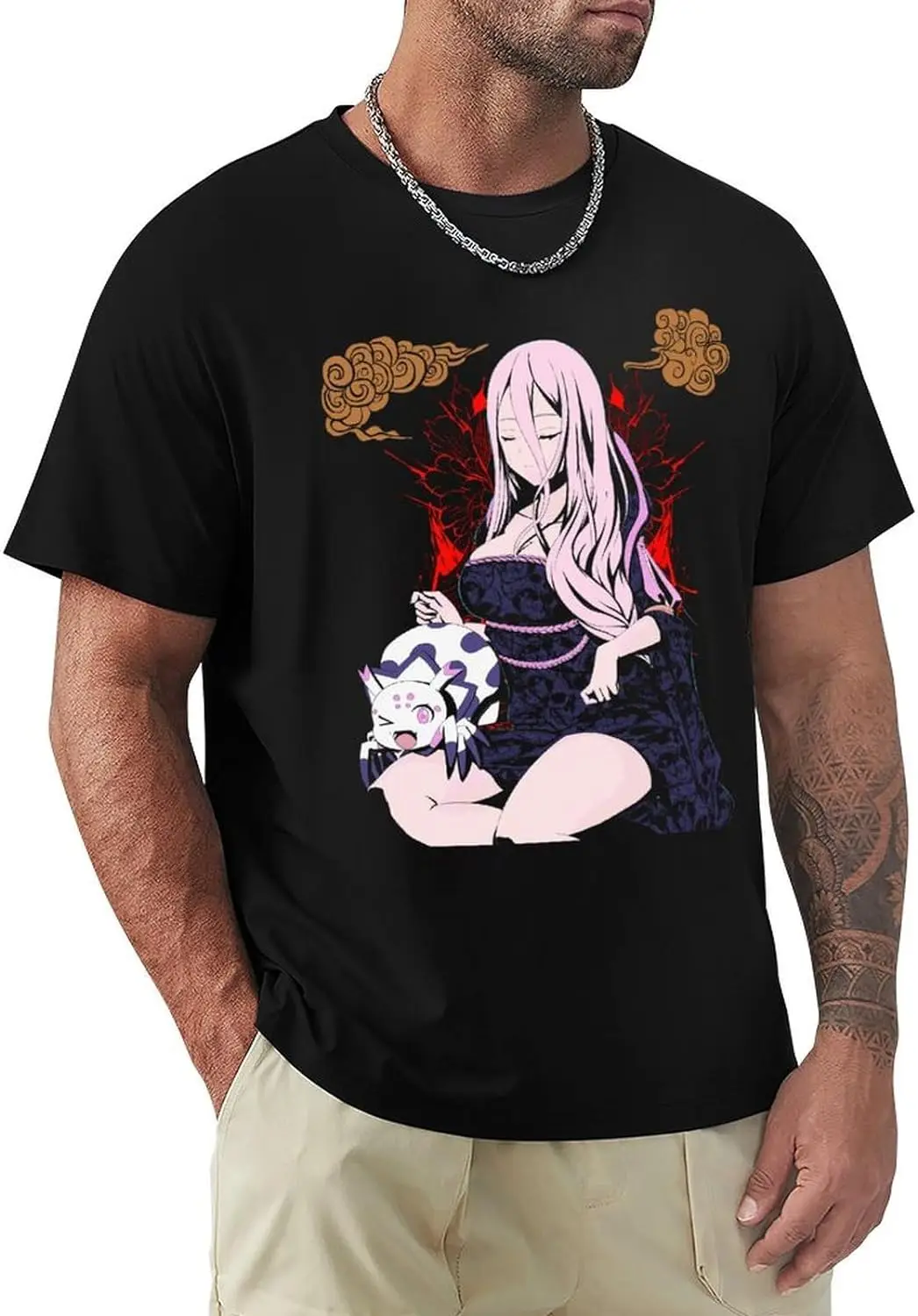 

Anime T-Shirt for Men Women Casual Comfortable Manga Crewneck Fashion Tees
