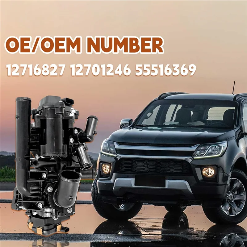 ل تريل بليزر بويك إنكور GX 1.3L 2020-2024 محرك المبرد صمام التحكم في التدفق الجمعية 12716827 #4