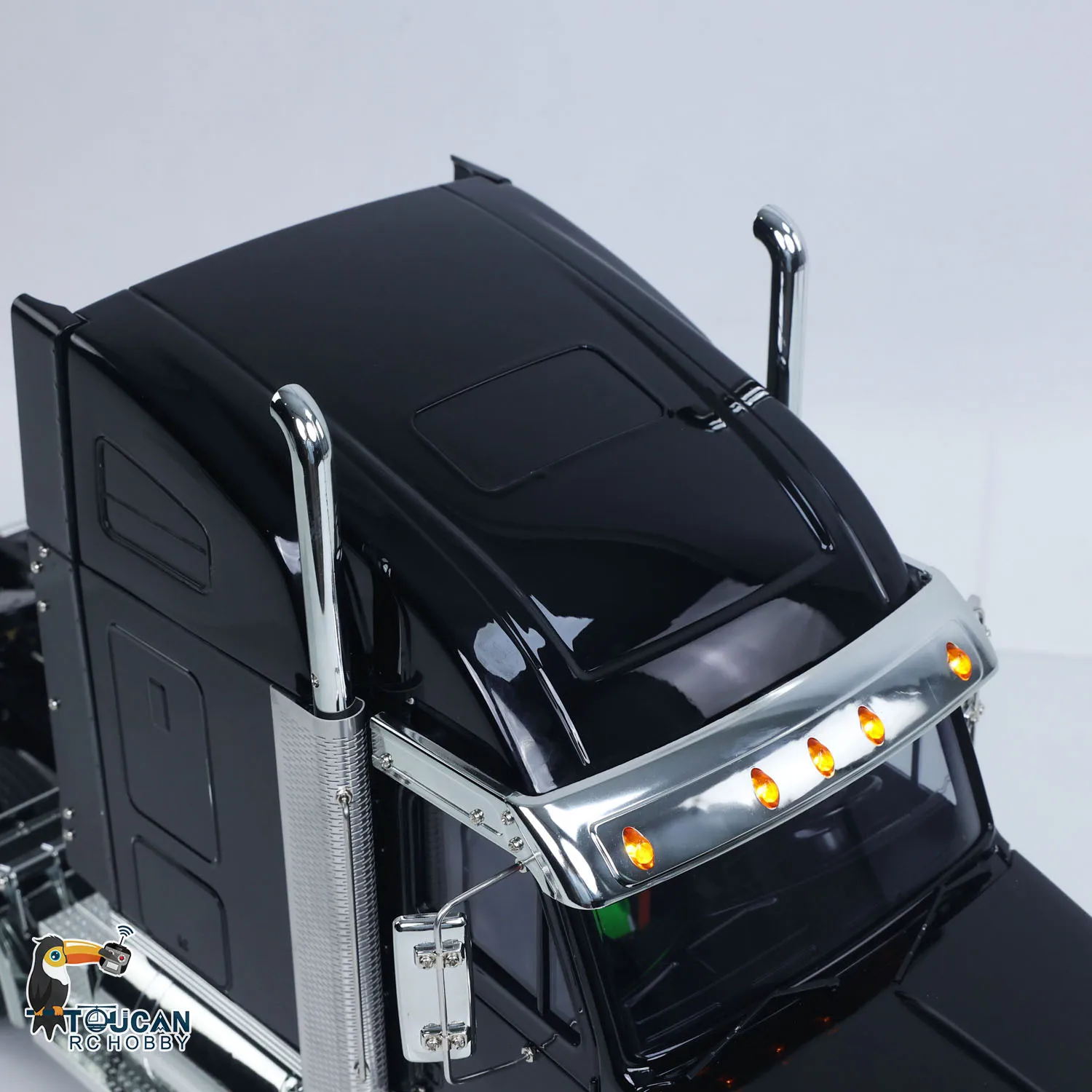 Camión Tractor RC 56314 personalizado 1/14 DIY TAMIYA Knight Hauler 6*4 camión de Control remoto modelo de coche vehículo de sonido ligero modelo de juguete