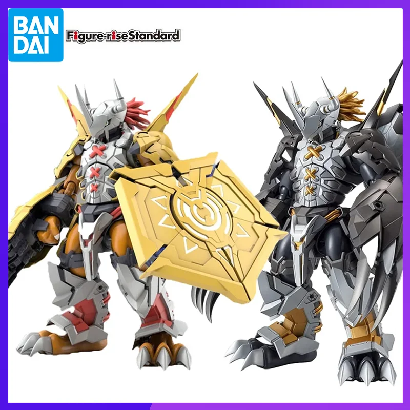 

Stock Bandai Figure-rise Standard Digimon Adventure War Greymon Original Anime Figure Model Toys Boys Action Collection Assembly