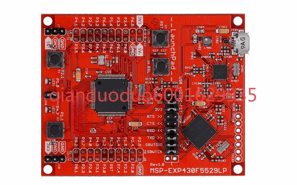 

For MSP-EXP430F5529LP MSP430F5529 LaunchPad development board