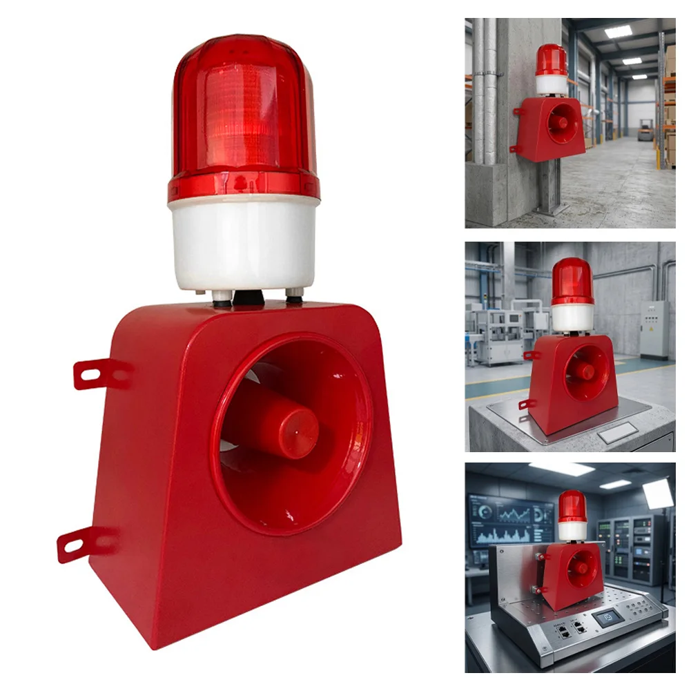 Fire Alarm Speaker 24V for Compatible with RS232 RS485 Control Networks and IP65 Waterproof Enclosure with USB Audio Loading