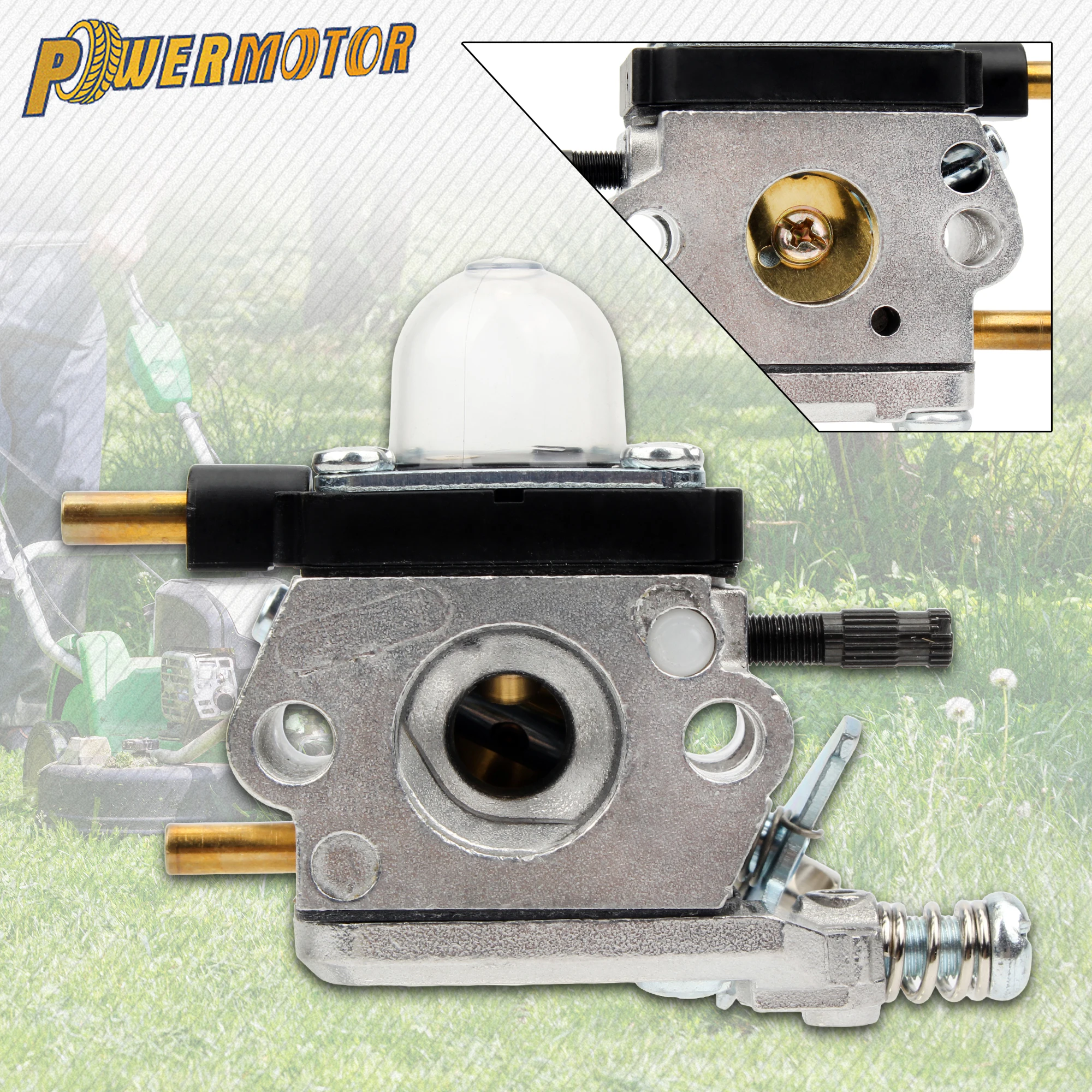 

Carburetor for Mantis 7222 7225 C1U-K54 C1U-K54A C1U-K82 SRM2100 GT2000 GT2100 Cultivator Carb Garden Tools 1252001312