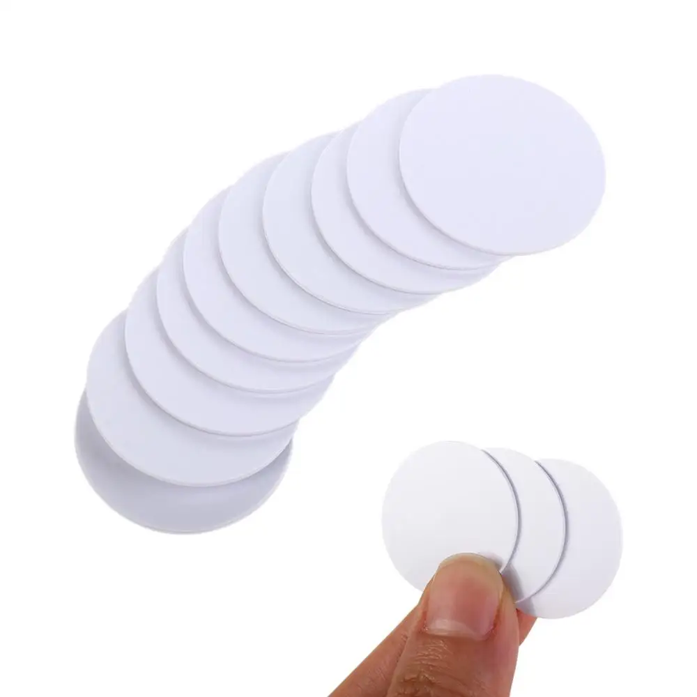Etiquetas adesivas Smart Ring Chip Etiqueta de moeda redonda RFID Etiquetas de cartões NFC em branco Etiquetas NFC