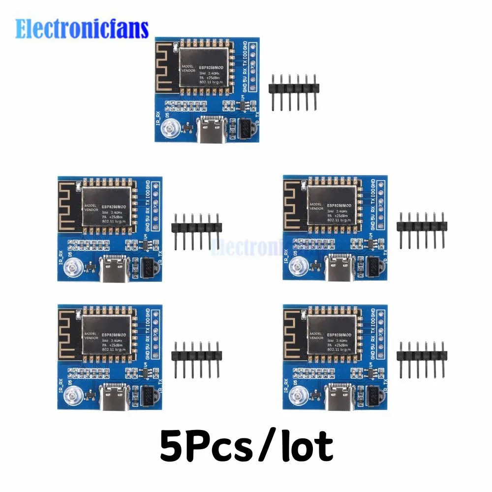 ESP8266 Infrared Emission And Reception NEC Command WIFI Transmission Module Development Board Board ESP-12F Module TYPE-C