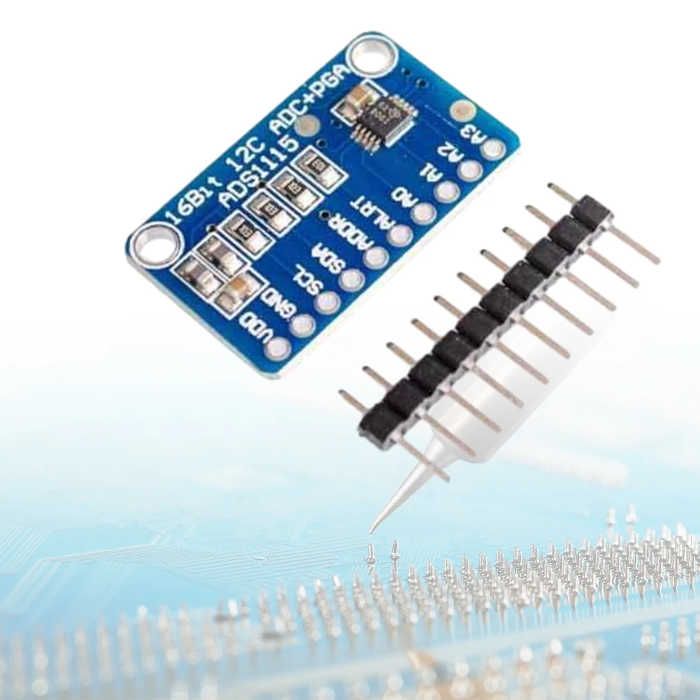 ADS1115 ADC Analog-to-Digital Converter Module with Programmable Gain Amplifier I2C High Precision for Arduino Raspberry Pi