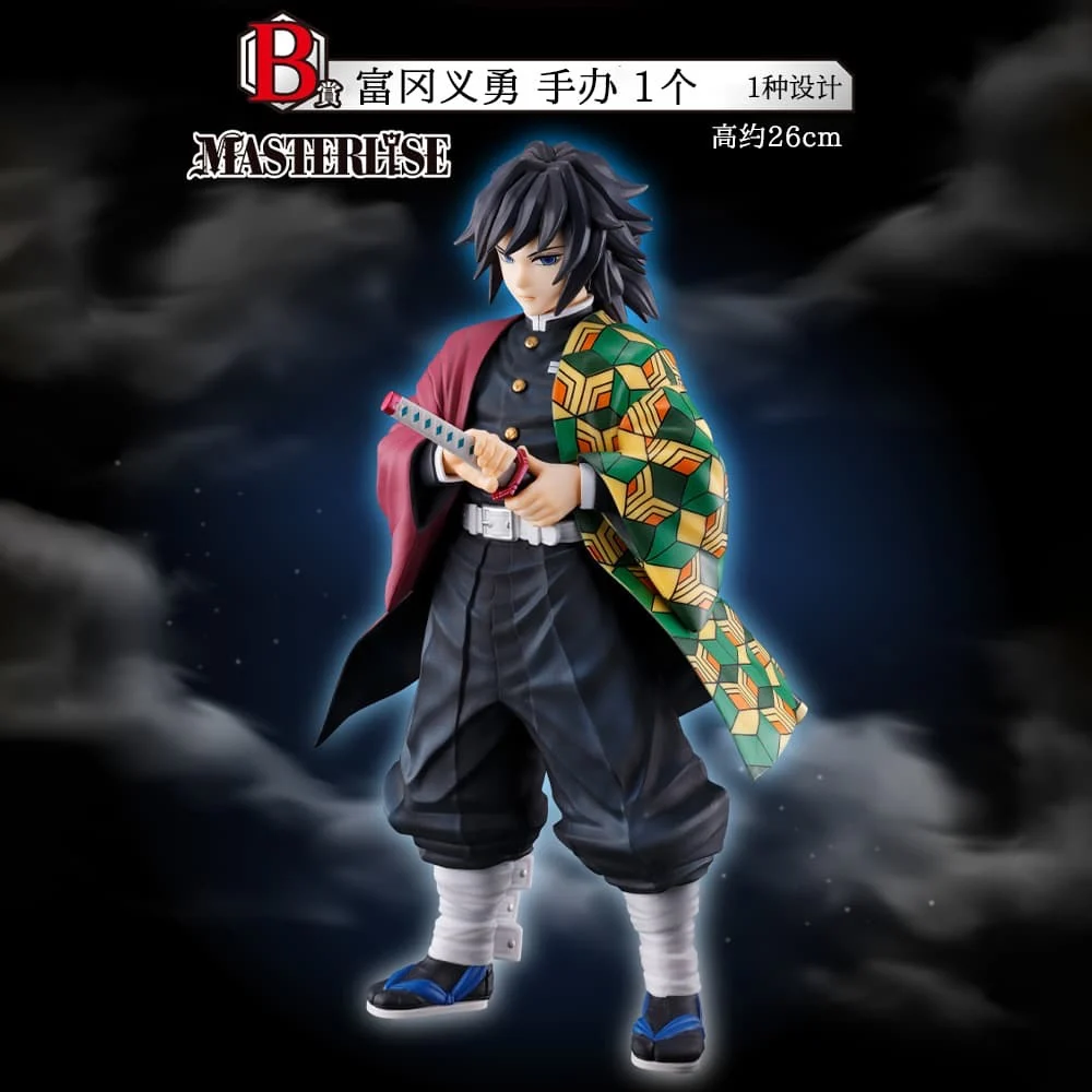 In Stock Original Bandai Banpresto Kimetsu No Yaiba Tomioka Giyuu Anime Characters Model Toy Birthday Present Garage