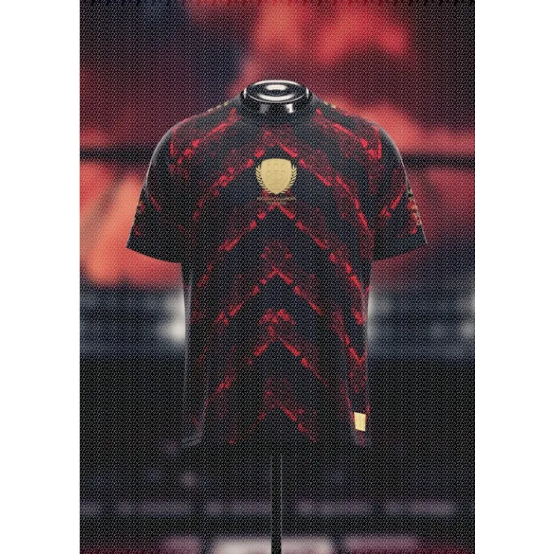 New Jersey, Sports Short Sleeved, Red and White Off Shoulder Champions 26 Concept Football Jersey