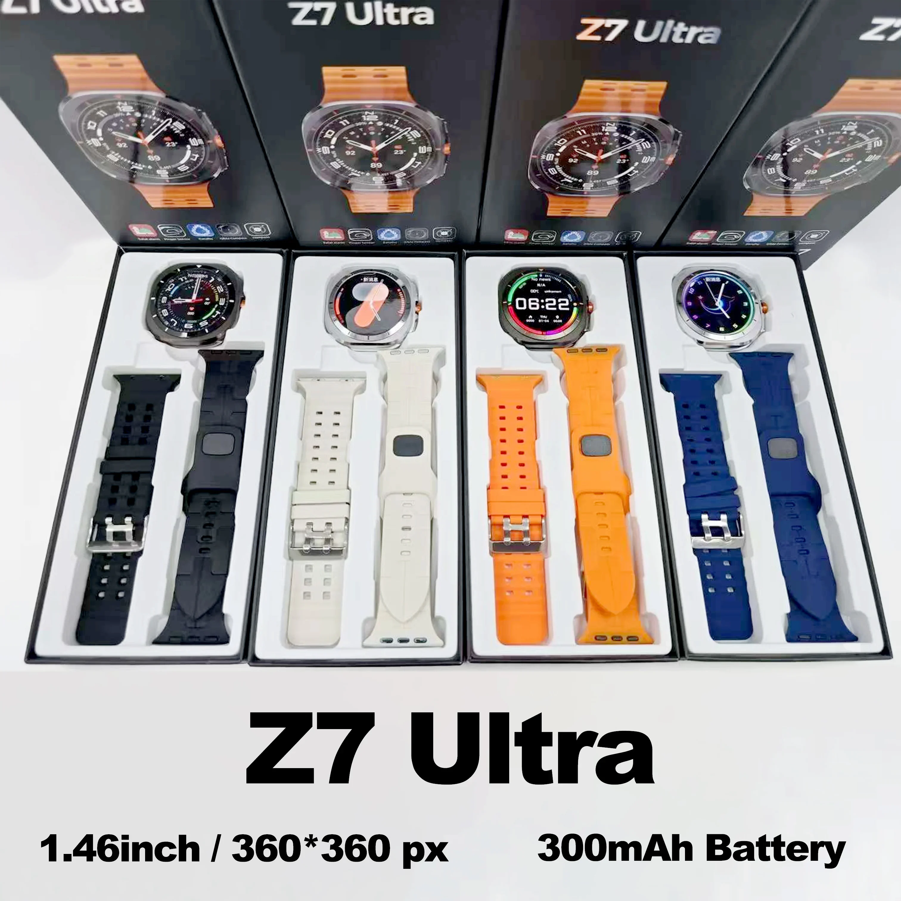 

2024 New Fashion Watch7 Ultra Smartwatch - 1.52 Inch AMOLED Screen, Waterproof for Outdoor Sport, Compatible with Android & IOS