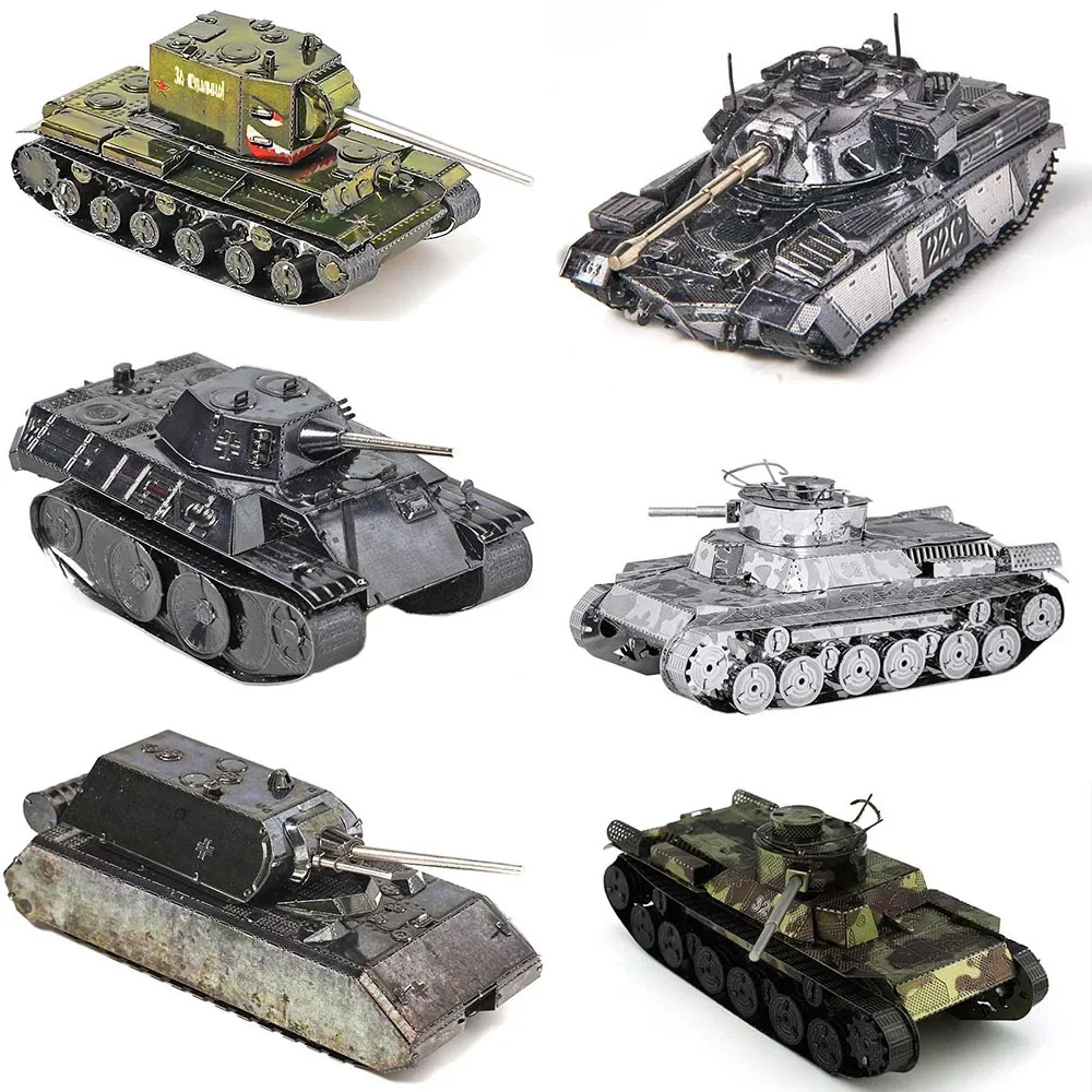 

Мини 3D металлическая головоломка, модель танка, сделай сам, сборка, развивающая игрушка, подарок для взрослых, военная коллекция, модель автомобиля, головоломка, металлическая земля
