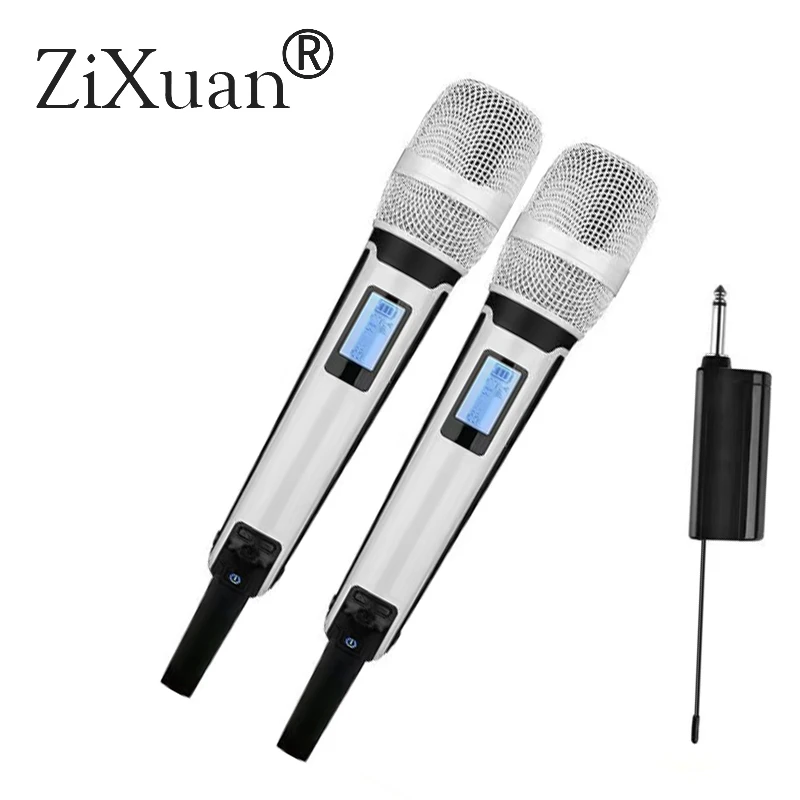 

Wireless Microphone UHF Handheld Dynamic Mic Karaoke System SKM9000 Rechargeable Receiver DJ Audio Studio Speaker Amplifier