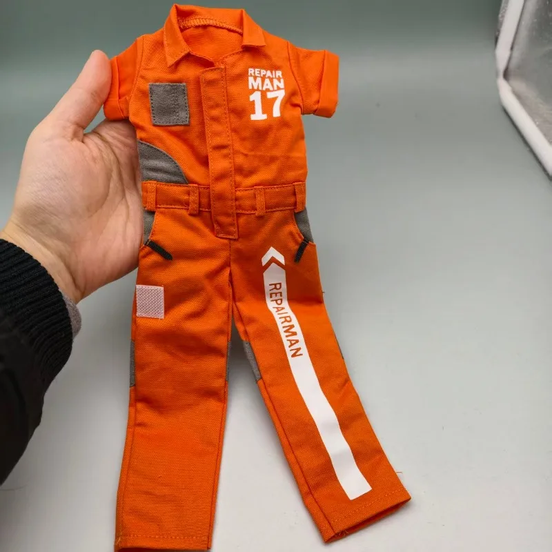 

В наличии масштаб 1/6, мужская модная оранжевая спецодежда, боди, куклы, модель одежды для 12-дюймовых солдатских фигурок, аксессуары для тела