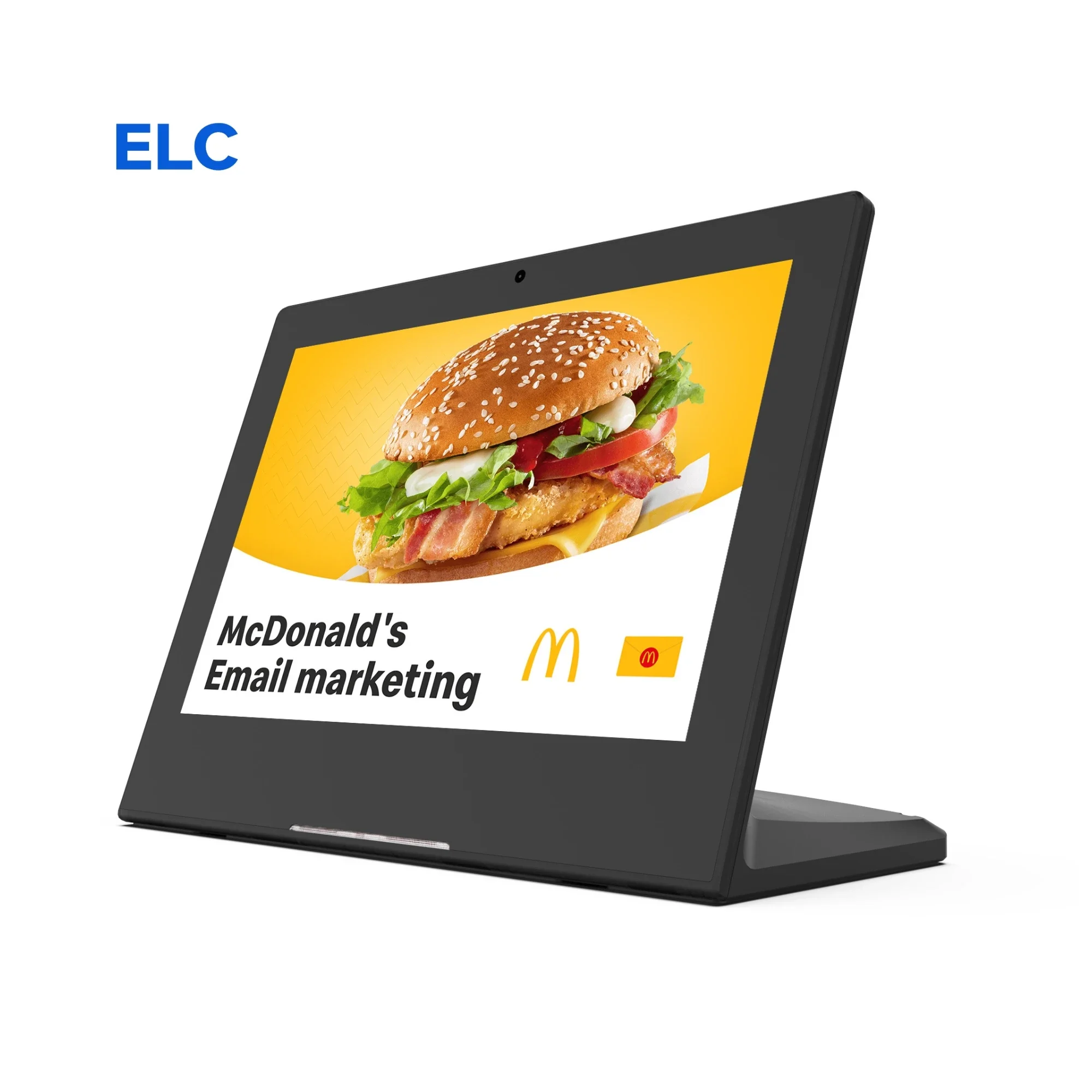 

2025 Desktop Design L-Shaped Android 11 RK3568 2+16GB Tablet For Restaurant Ordering System Display Advertising New Android 11