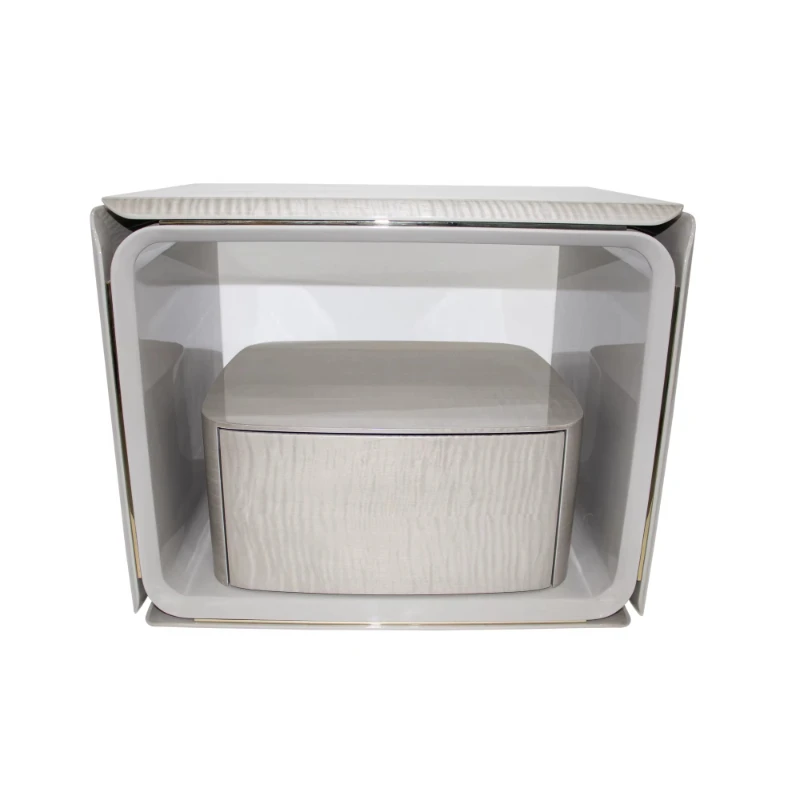 

Modern simple luxury bedside table 600 * 460 * 490 mm wooden bedside table