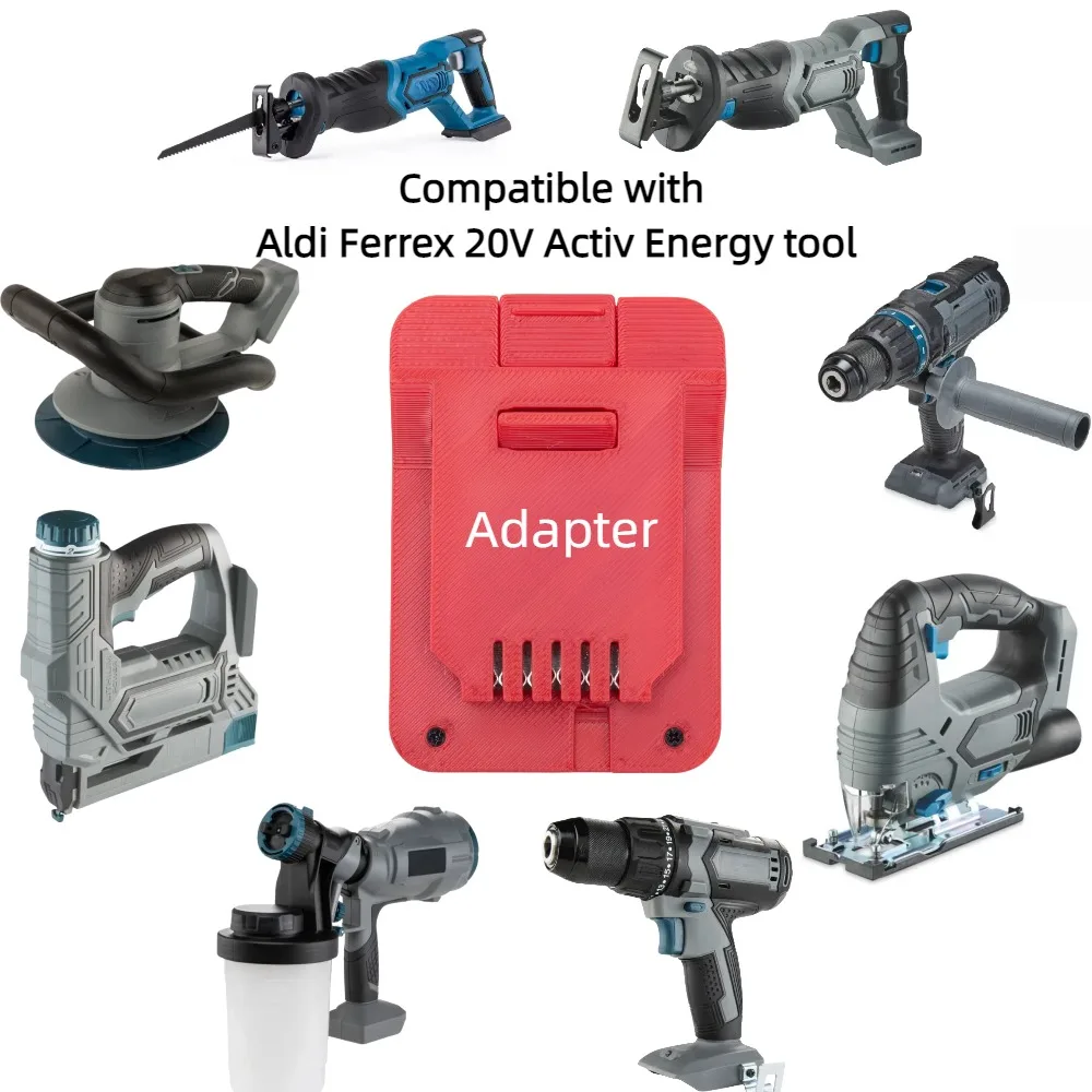 Адаптер для DeWalt/Makita/Milwaukee/BOSCH/GREENWORKS/OZITO/PARKSIDE X20V/WORX 20 В 4-контактный/Hilti 22 В B22 Батарея для инструмента Ferrex 20 В Адаптер для DeWalt/Makita/Milwaukee/BOSCH/GREENWORKS/OZITO/PARKSIDE X20V/WORX 20 В 4-контактный/Hilti 22 В B22 Батарея для инструмента Ferrex 20 В