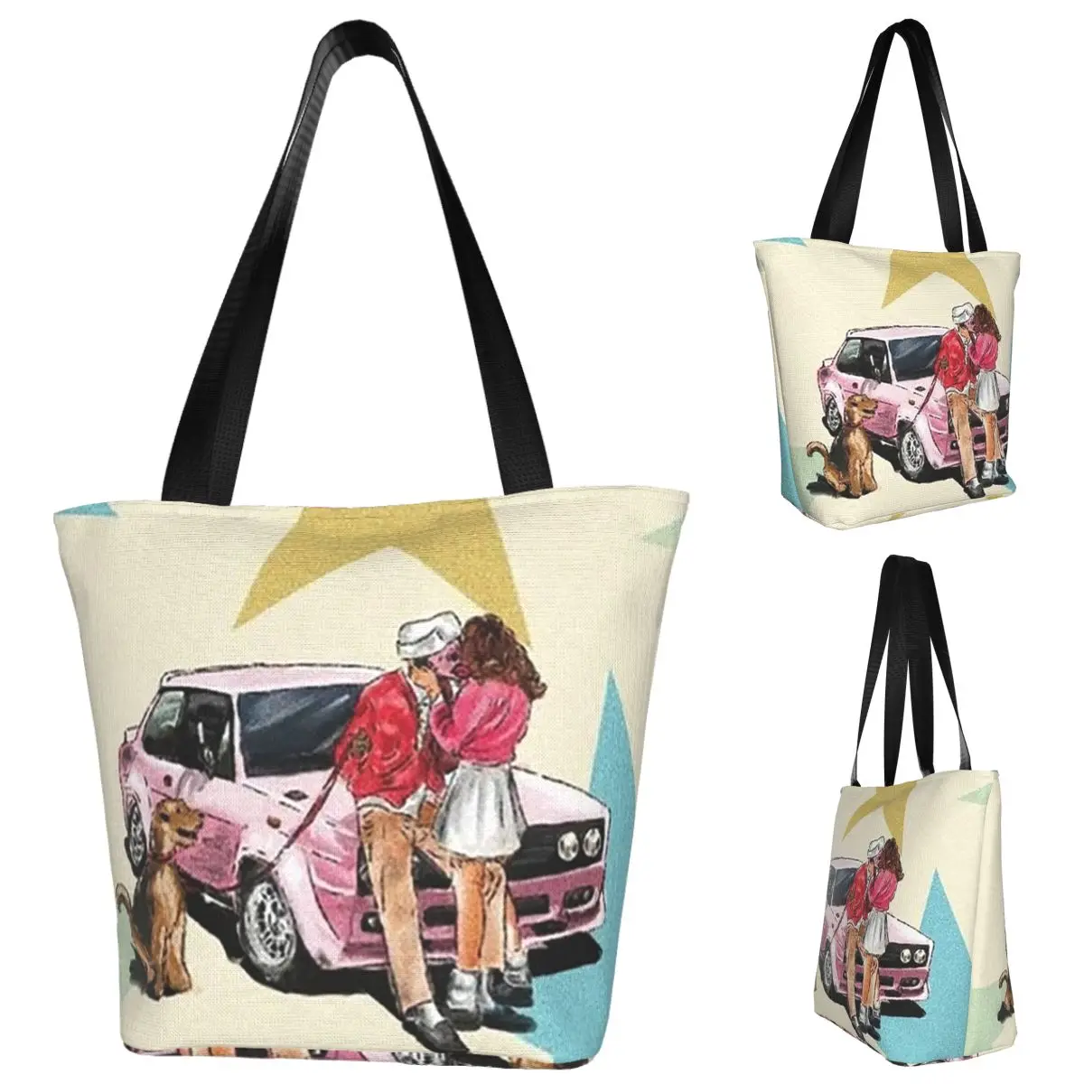 

Tyler Creators Shopping Tote Bag Canvas Large Capacity Shoulder Bags Shopper Grocery Handbag for Women