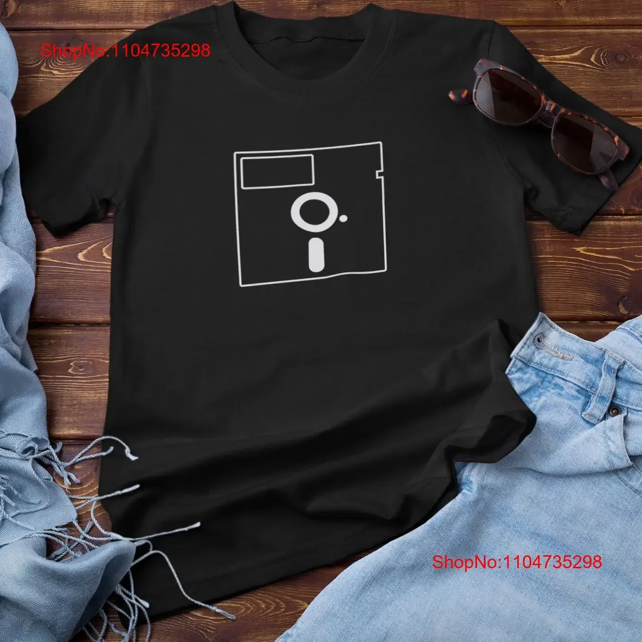 5 1 4 FLOPPY DISK CAMISETA 80s 90s 486 286 386 IBM disco PC ordenador de casa zx80 vintage lavado cómodo homme ligeramente