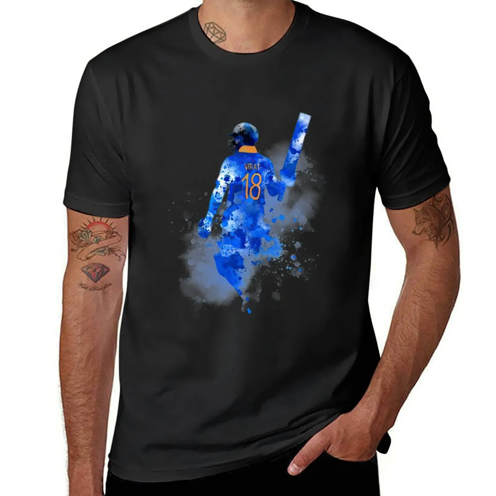 Virat Kohli Cricket T-Shirt aesthetic clothes summer clothes Men's clothing