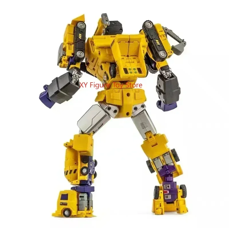 （In Stock ）NEW Transformation NEWAGE NA H34Y Yellow Devastator Hephaestus Limited Edition Action Figure Robot