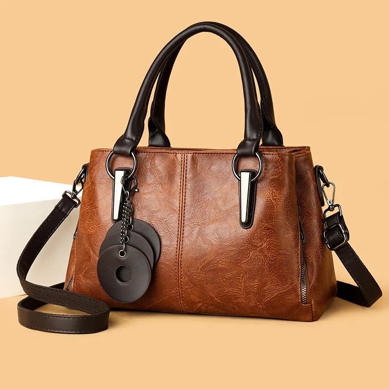 Soft Leather Top-handle Bags Female Handbags Women Shoulder 2 Soft Leather Top-handle Bags Female Handbags Women Shoulder