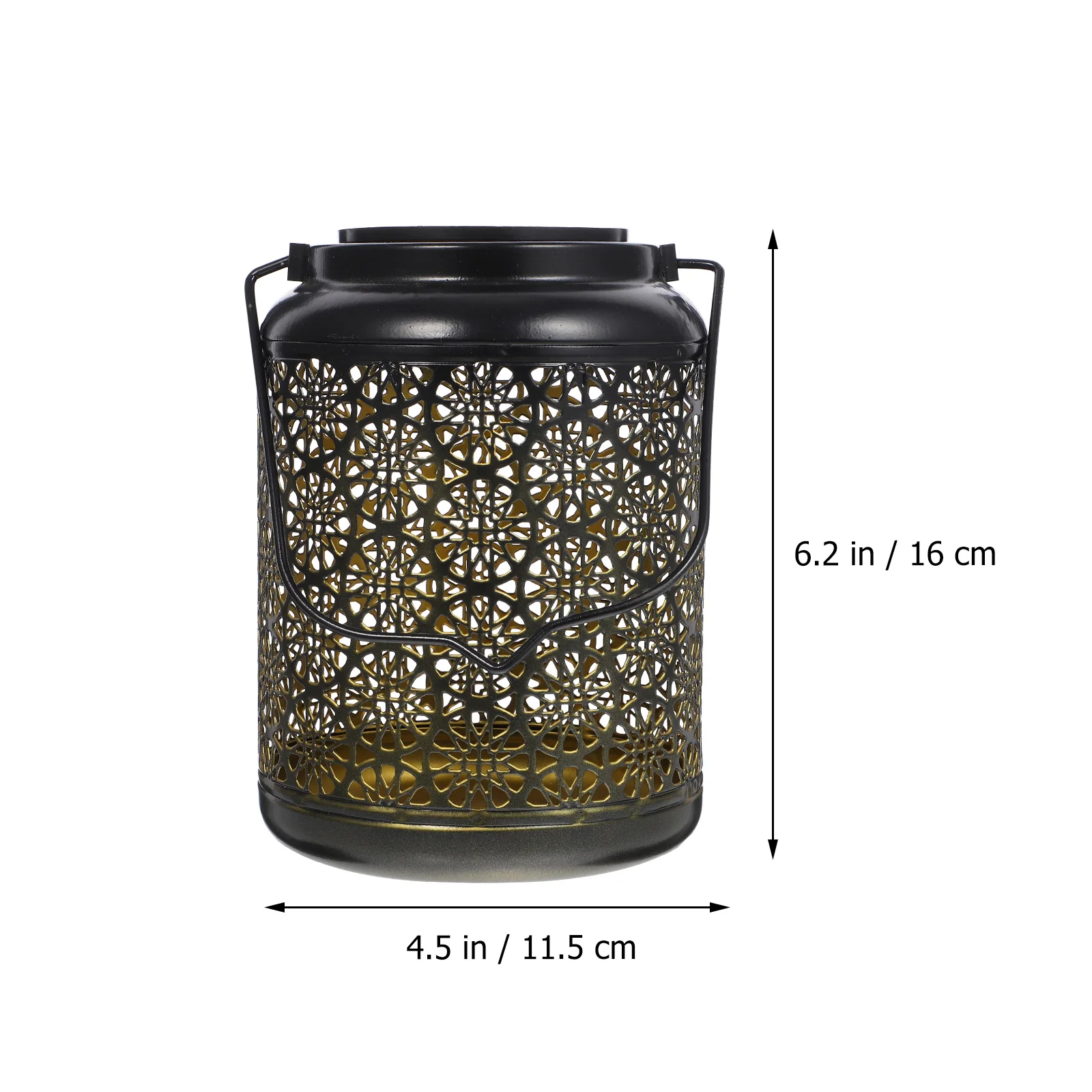 

Solar L scape Lantern Hollow Out Iron Outdoor Lights Waterproof Patio Garden Decor Solar Powered Yard Lighting