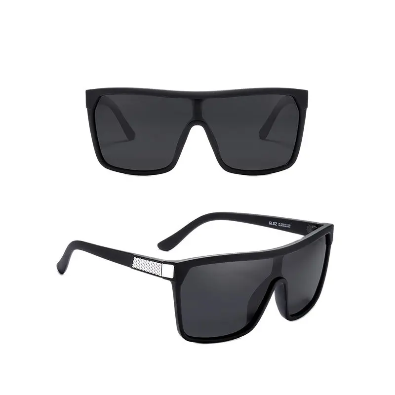 

FLYNN Polarized Sunglasses with Logo Men Women Classic One Piece Fashion Sport Driving Shades Brand New