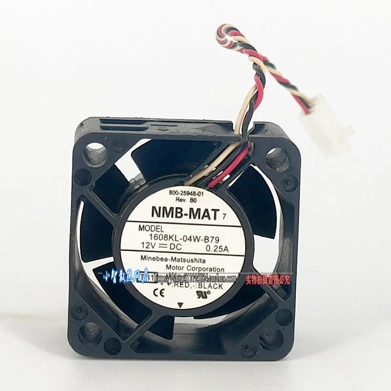 الأصلي 1608KL-04W-B79 12V 0.25A 4020 40*40*20 مللي متر جديد مروحة التبريد المبرد