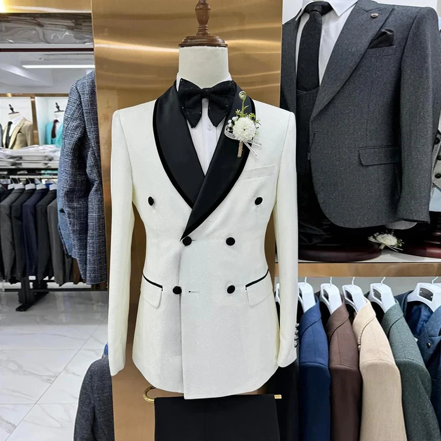 Blazer Suit For Men Suits High Quality 2024  Mens Clothing Fashion Wedding Party Tuxedo Jackets Tailor-made designer clothes