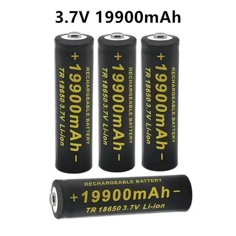 Free Shiping 2024 100% Genuine New 3.7V 18650 Battery 19900Mah High Capacity Battery, Lithium-ion Battery for Flashlight Battery