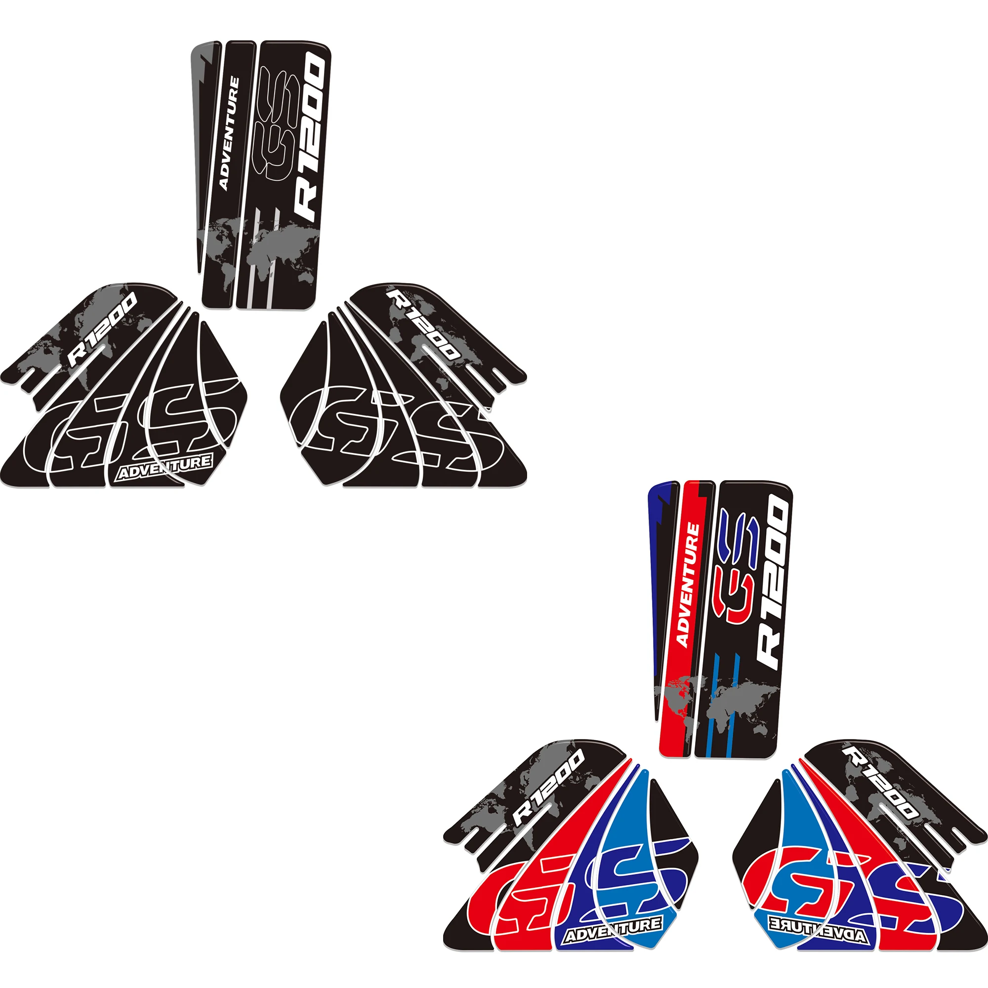 Compatibile con bmw r1200gs Adventure 2014-2019 Kit adesivi protezione 3D Accessori moto