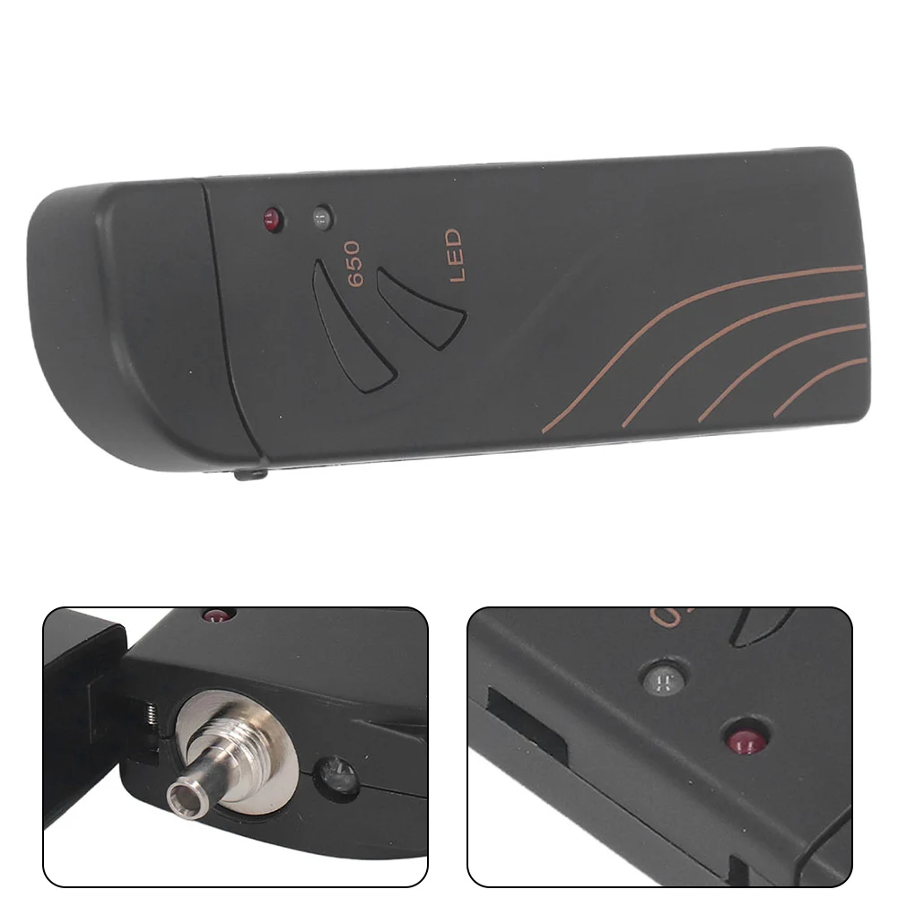Fiber Optic Tester with Flip Top Pen Cap Design and Side Button Activation for Quick During Network Diagnostics