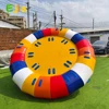 야외 물놀이용 6인승 풍선 디스코 보트, 물놀이용 회전 UFO 견인식 리버 디스코 보트 튜브 2