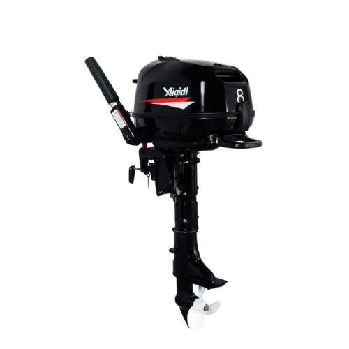 4-stroke Outboard Engine 8HP Water-cooled 1 Cylinder Boat Motor Low Noise Aluminum Alloy Propeller Outboards