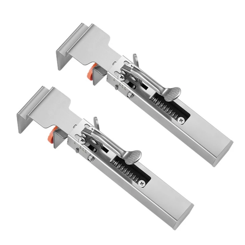 

Office Supplies Cabinet Drawer Support Clamps Stainless Steel Easy to Adjust Dropship
