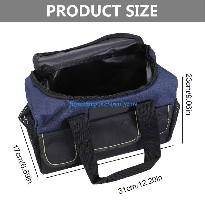 Y5GD多機能ツールバッグ防水電気技師オックスフォード布厚い大工ツールバッグ大型メンテナンスストレージバッグ